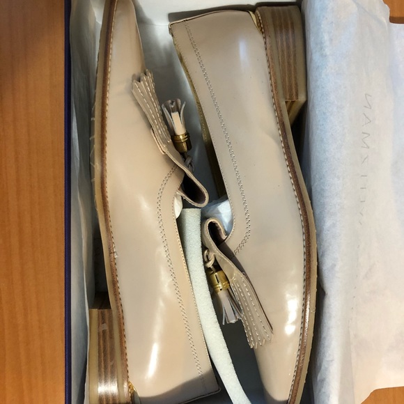 9M Stuart Weitzman Metaltass Patent Leather Loafer - Picture 11 of 15